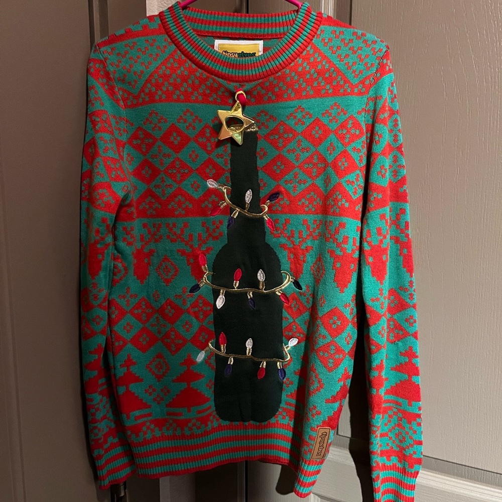 Bottle Opener Ugly Sweater